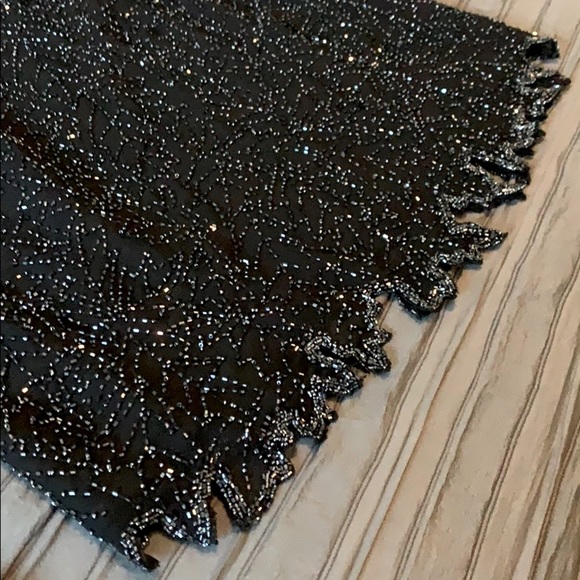 JKara Black Beaded Tank - Picture 9 of 12